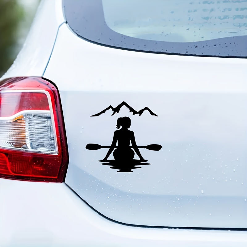 Women'S Kayak Accessories - 1pc Vrouwen Kajakker Auto Sticker Vinyl