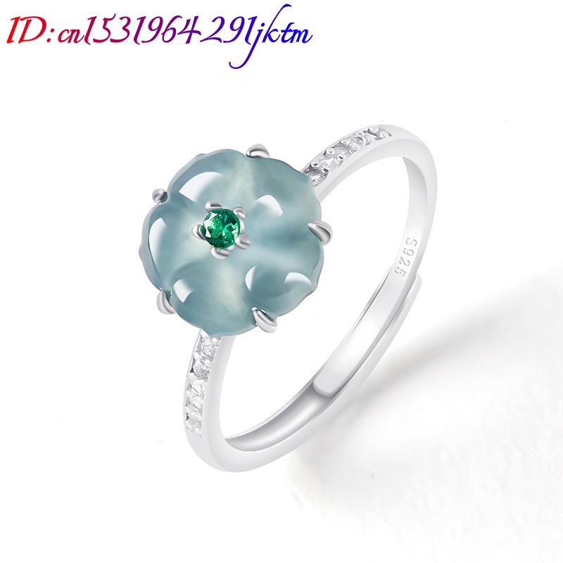 Blauwe Birmese Jadeiet Bloemen - Women Accessories To Gift recensie en prijs
