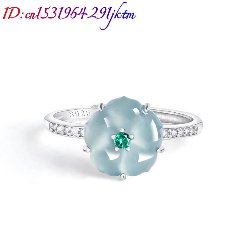 Blauwe Birmese Jadeiet Bloemen - Women Accessories To Gift recensie en prijs