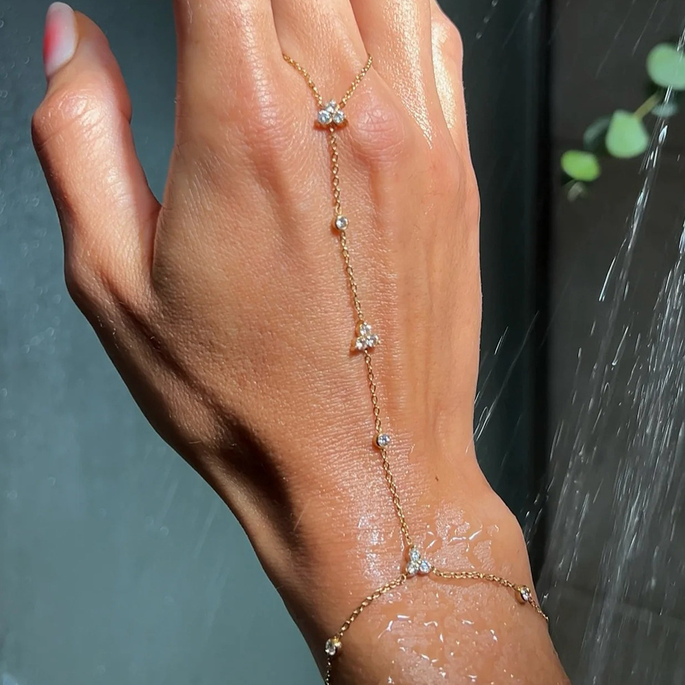 Kristallen vingerloze handkett - Women Accessories In Amazon recensie en prijs