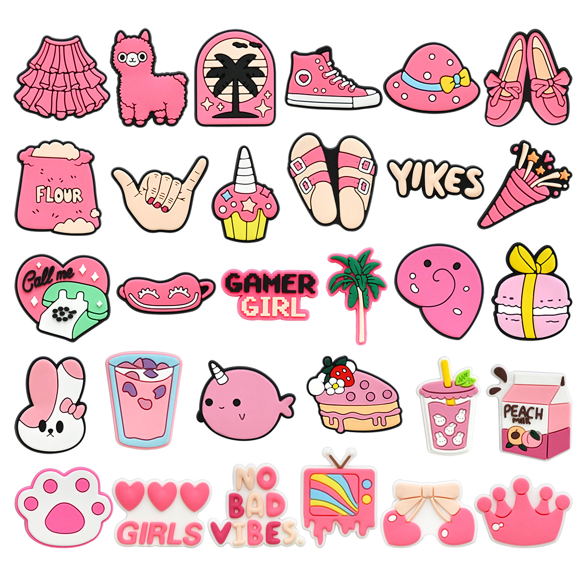 Cute Pink Shoe Charms Decorati - Women'S Accessories Crocs recensie en prijs