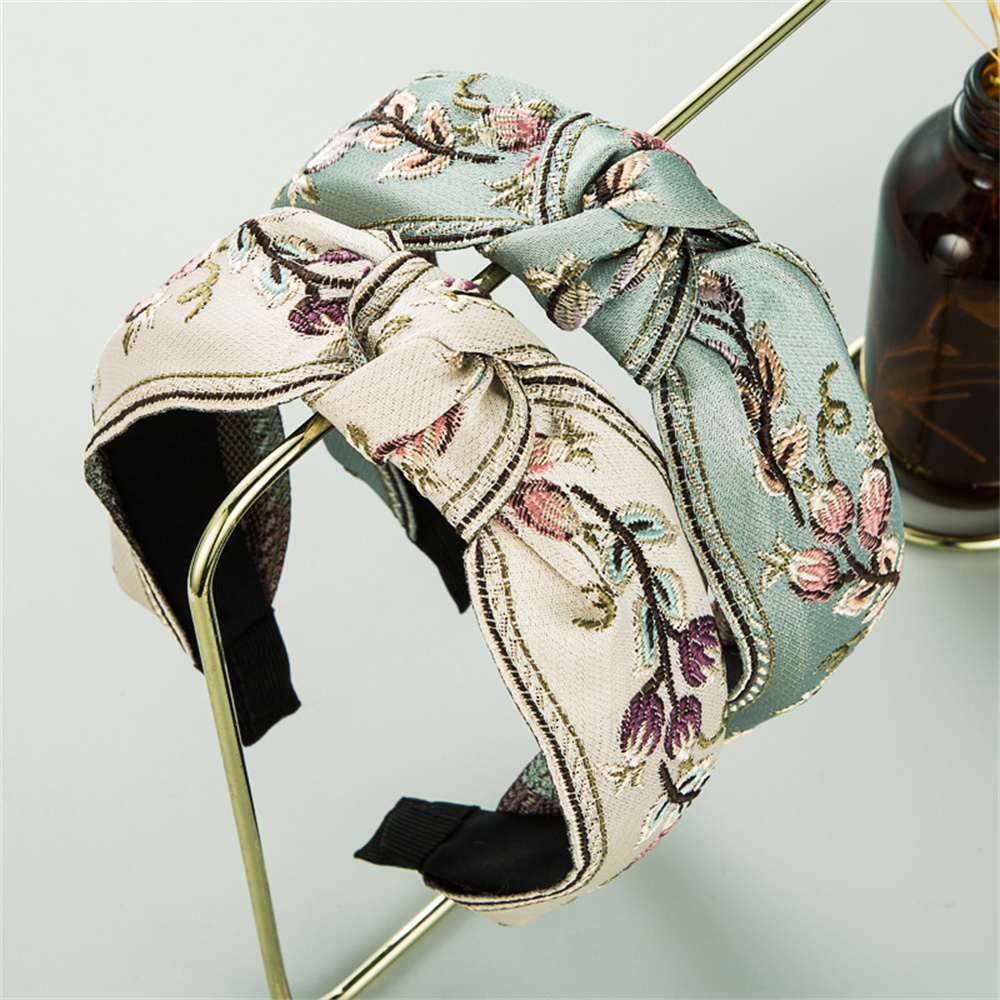 Nieuwe Retro Geknoopte Hoofdba - Women Accessories Wholesale China recensie en prijs