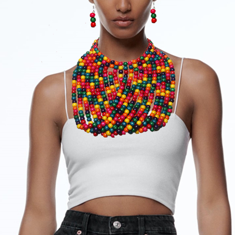 Afrikaanse stijl houten kralen - Women Accessories In Amazon recensie en prijs