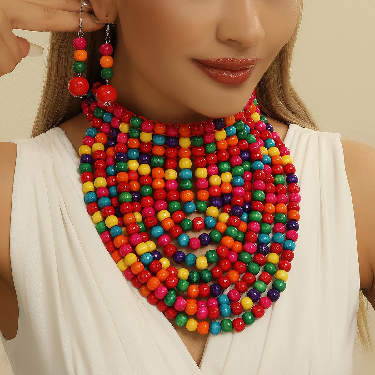 Afrikaanse stijl houten kralen - Women Accessories In Amazon recensie en prijs